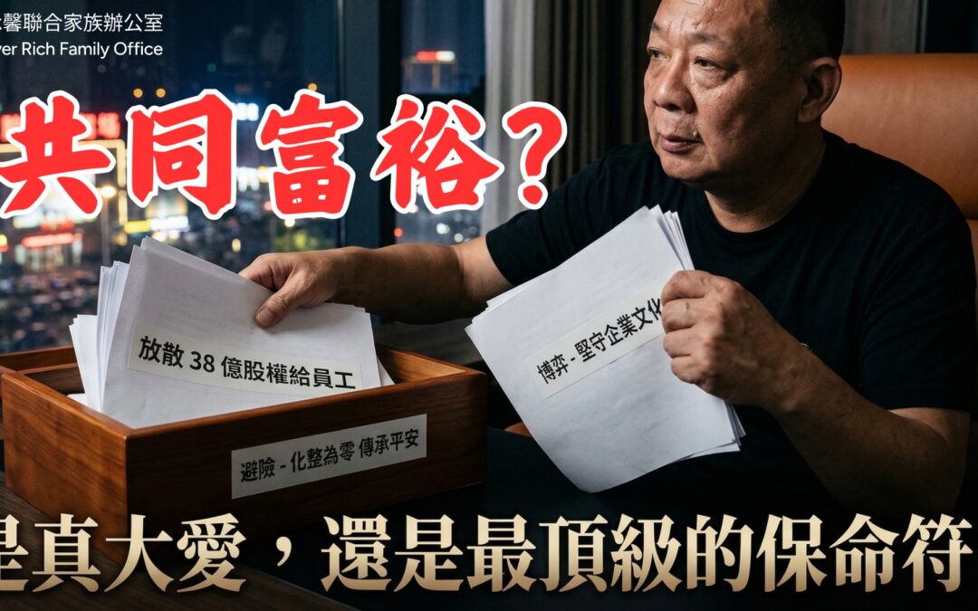 大隱隱於市：散財背後的終極避險與政治博弈