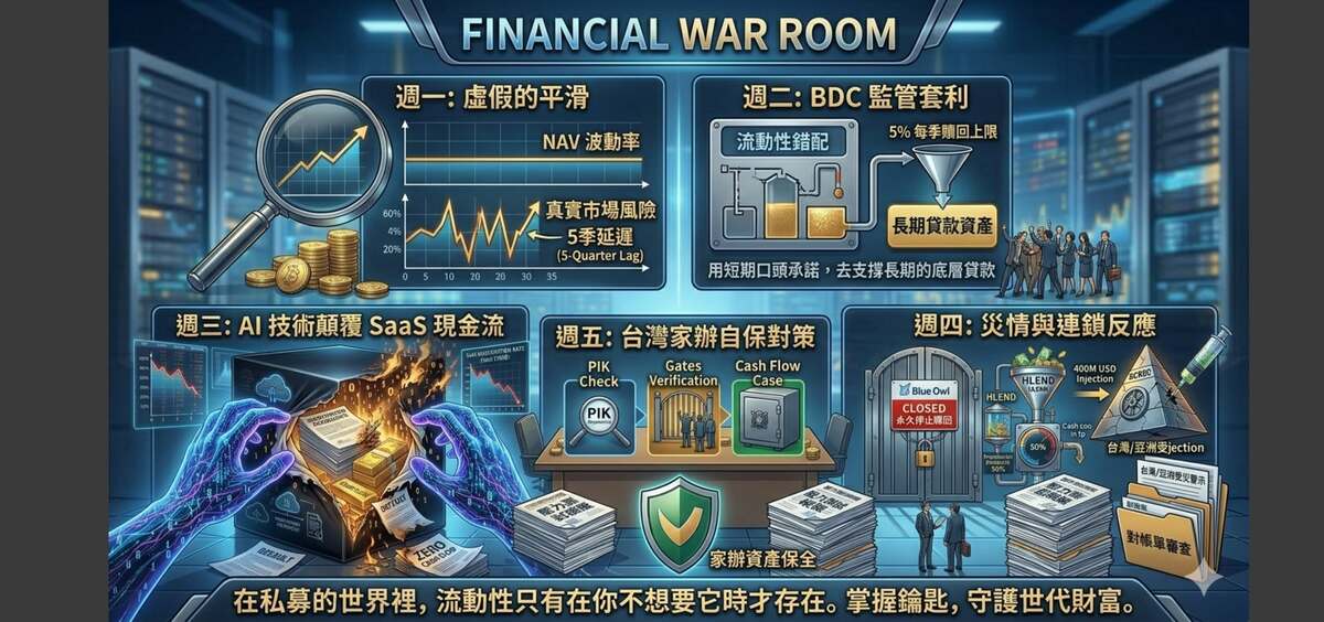 當閘門關上之前：家族資產真正需要的不是收益，而是流動性