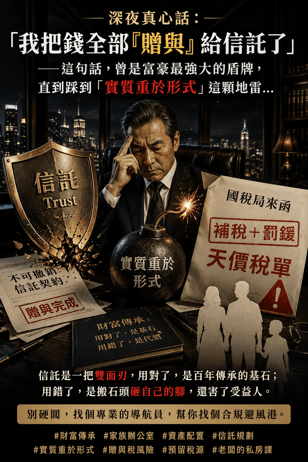 深夜真心話：還想靠 BVI 公司、俄羅斯娃娃結構藏錢？老友那句「天高皇帝遠」，終究成了最諷刺的預言...