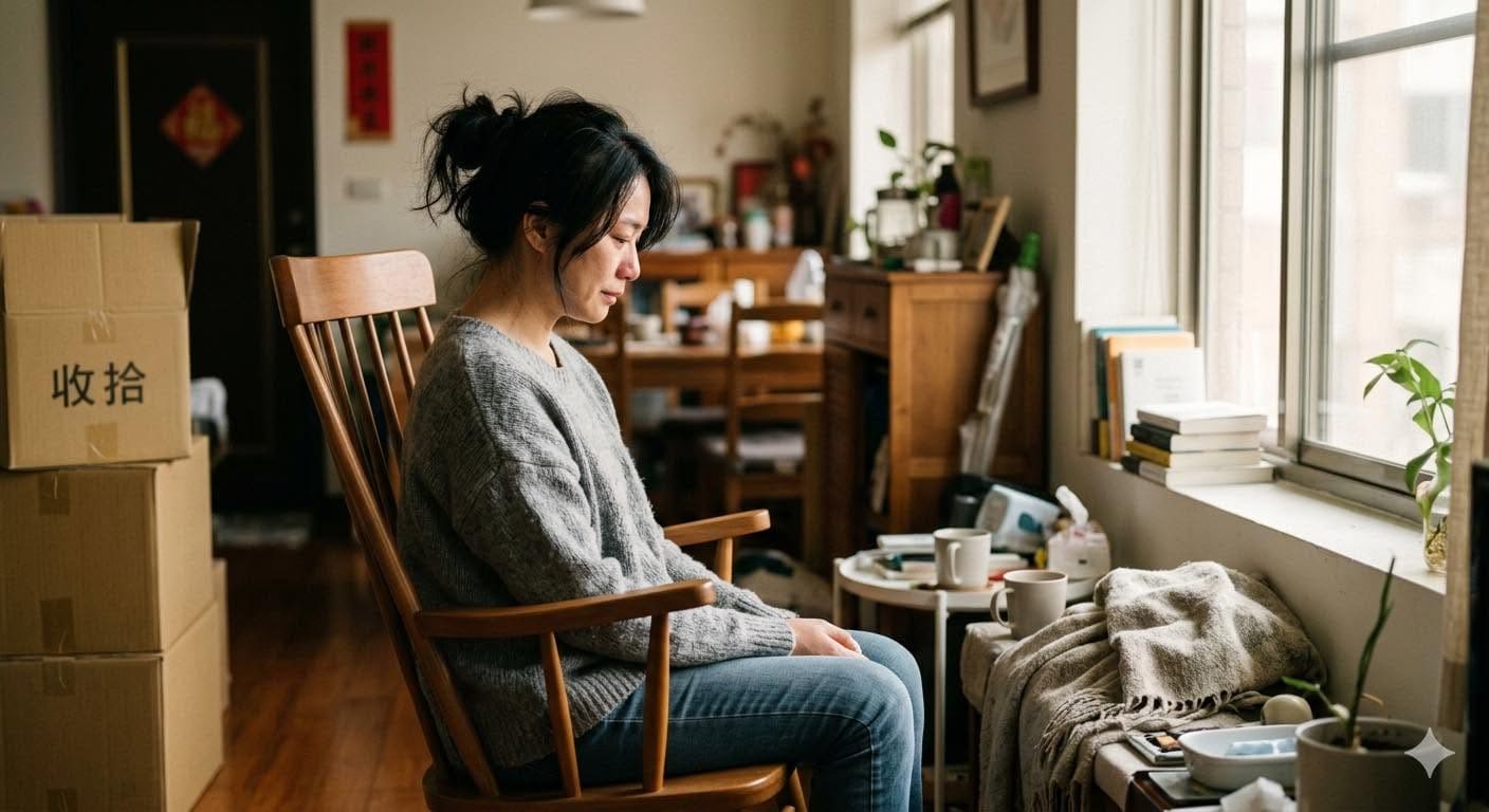 隨口聊聊：那天，她在滿地雜物裡坐著，突然哭了出來