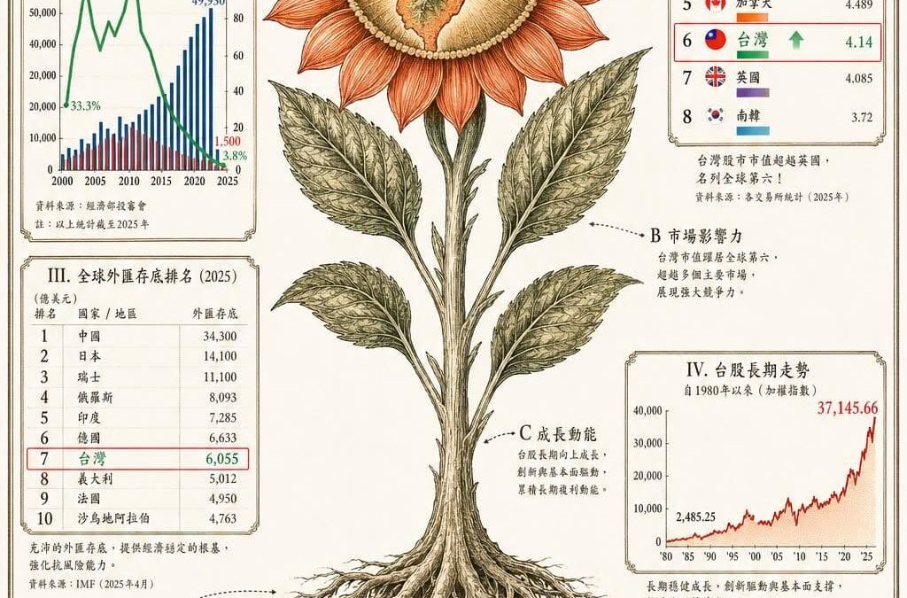 台灣經濟體架構，就是一株持續進化的植物