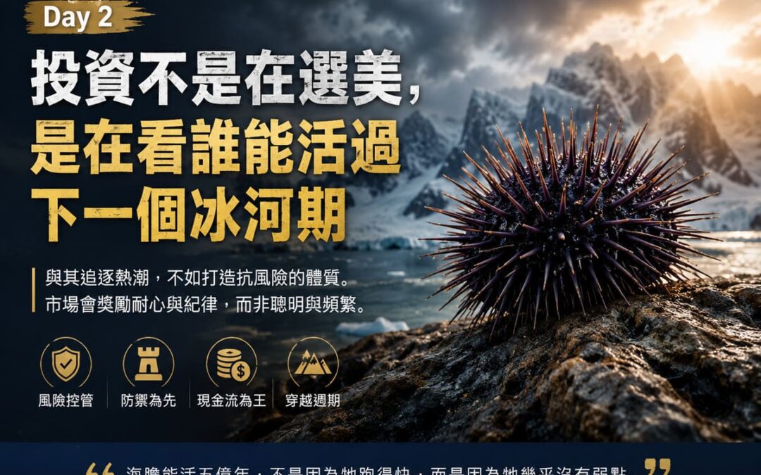 Day 2：【投資不是在選美，是在看誰能活過下一個冰河期】