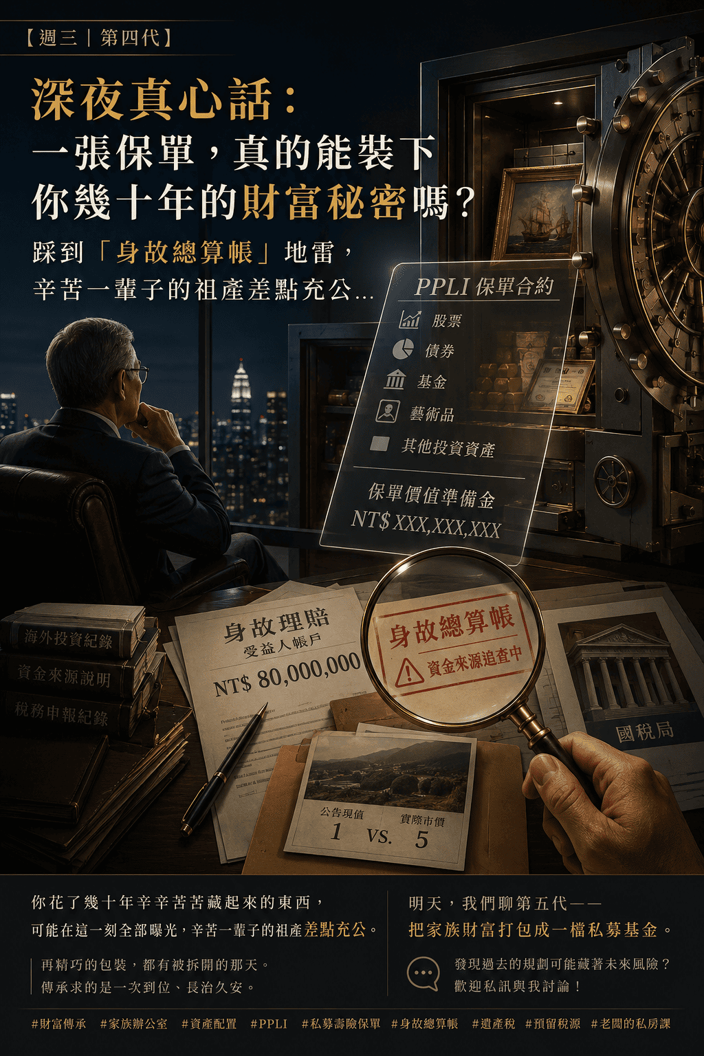 深夜真心話：一張保單，真的能裝下你幾十年的財富秘密嗎？